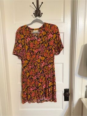 LOFT | Dresses | Loft Beach Floral Clip Cutout Maxi Pocket Dress | Poshmark